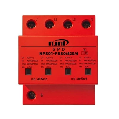 NPS01-F80 AC 1P Устройство за защита от пренапрежение